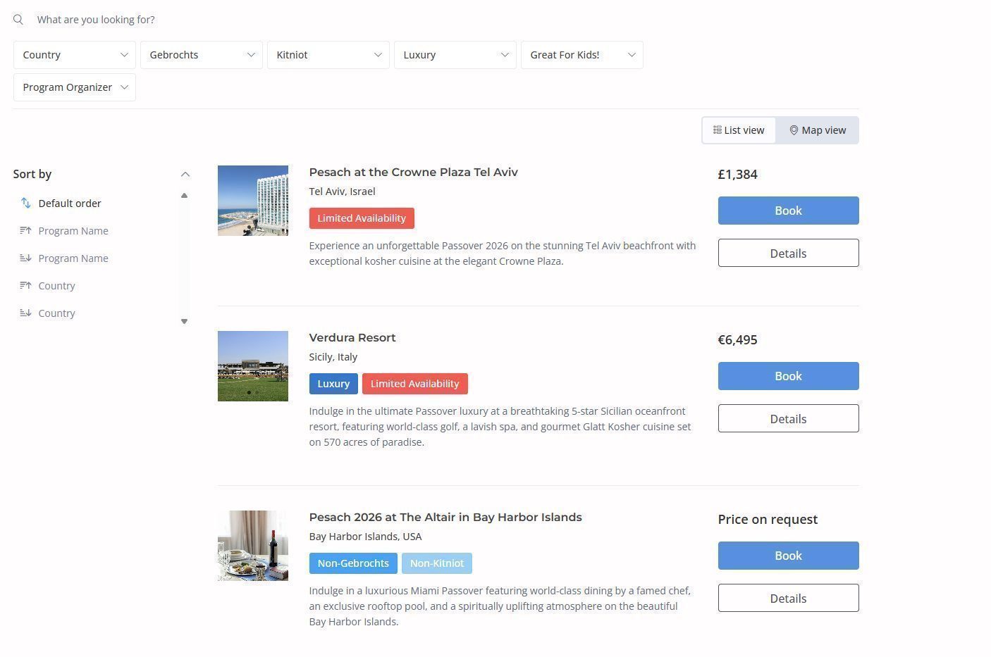 Finding Your Perfect Pesach Program Just Got Easier with Pesach Program Finder
