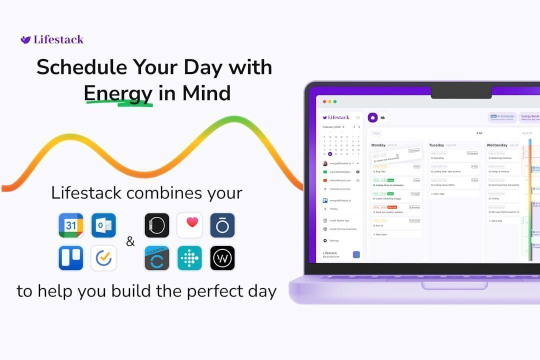 Lifestack: the first health-driven AI daily planner